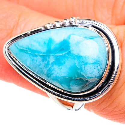 Larimar Rings handcrafted by Ana Silver Co - RING94867