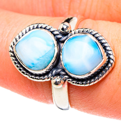 Larimar Rings handcrafted by Ana Silver Co - RING94868