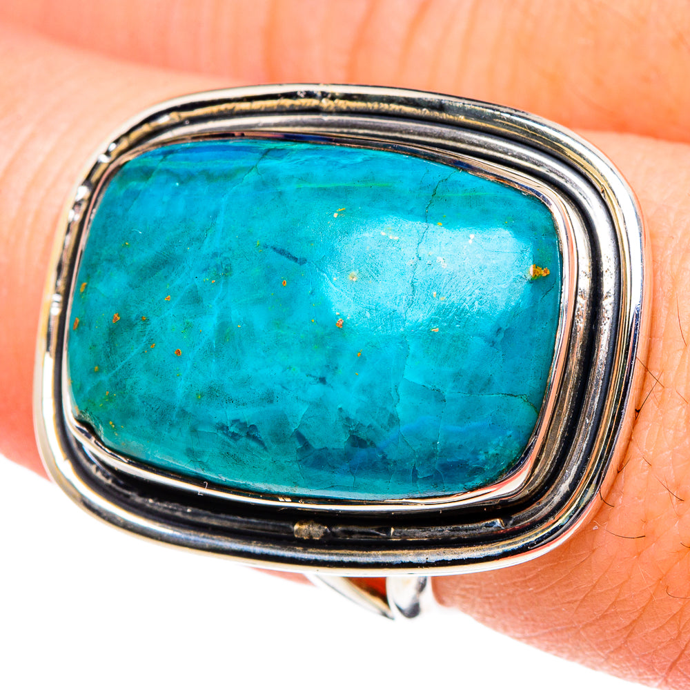 Chrysocolla Rings handcrafted by Ana Silver Co - RING94869