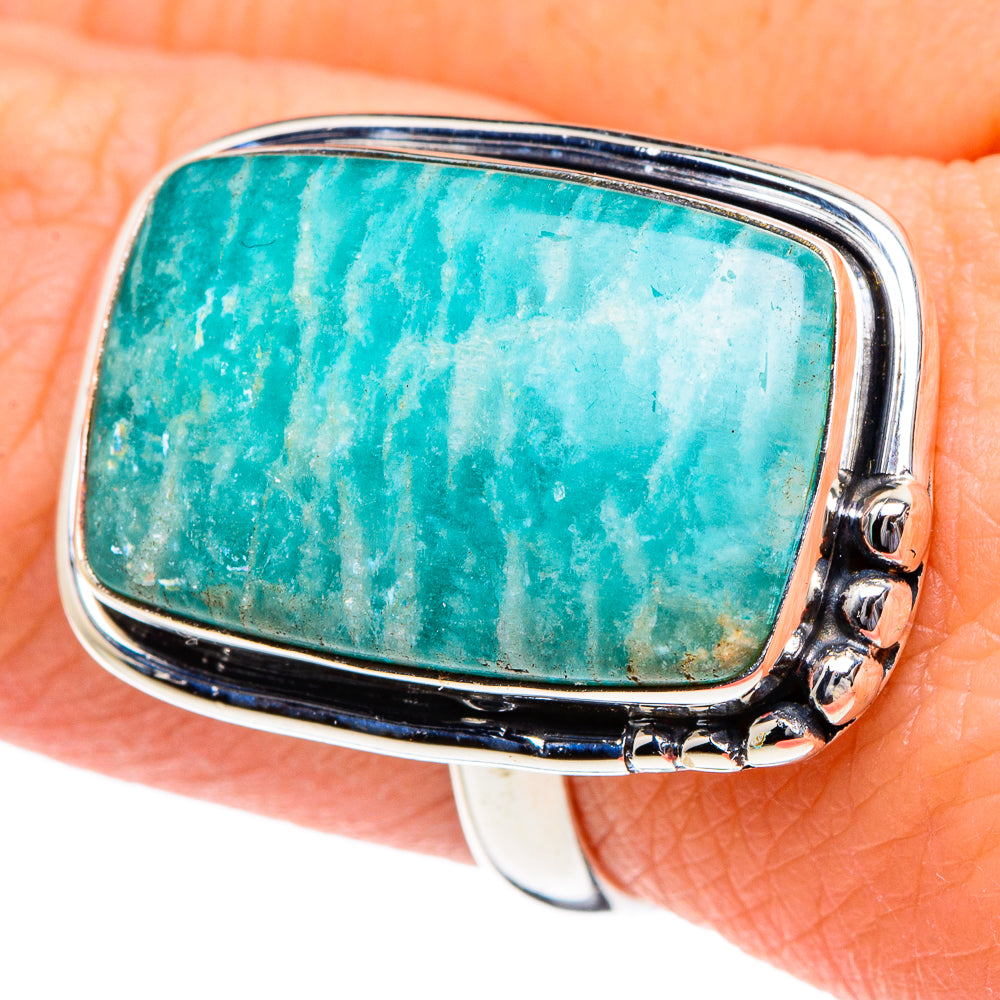 Amazonite Rings handcrafted by Ana Silver Co - RING94871