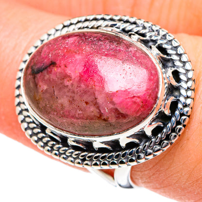 Rhodonite Rings handcrafted by Ana Silver Co - RING94877