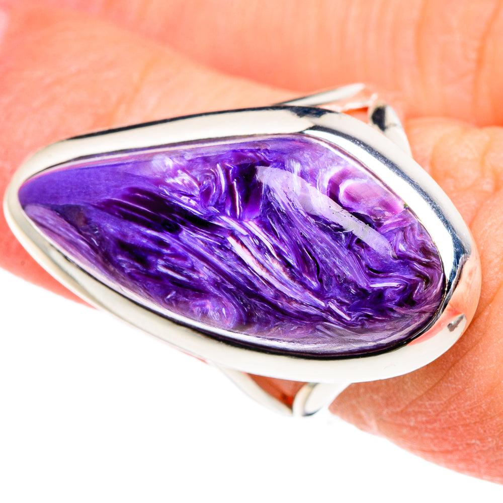 Charoite Rings handcrafted by Ana Silver Co - RING94880