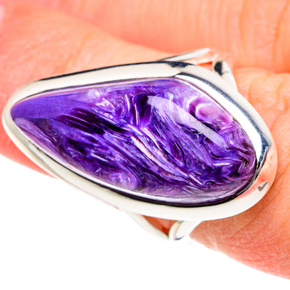 Charoite Rings handcrafted by Ana Silver Co - RING94880