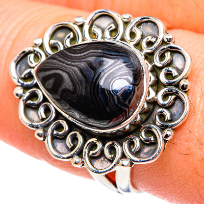 Psilomelane Rings handcrafted by Ana Silver Co - RING94883