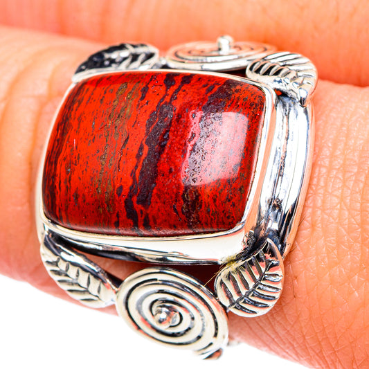 Red Jasper Rings handcrafted by Ana Silver Co - RING94901