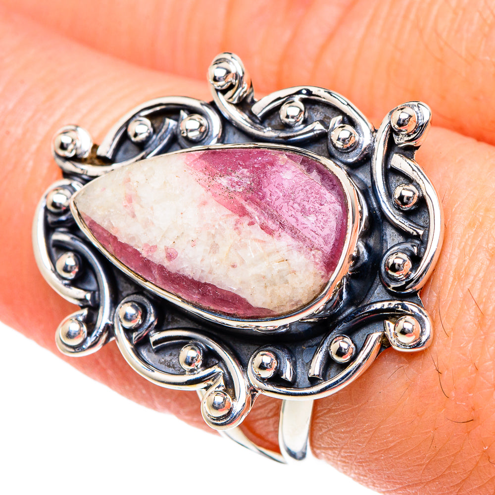 Rhodochrosite Rings handcrafted by Ana Silver Co - RING94904