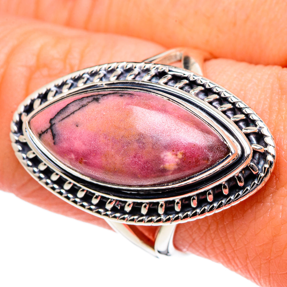 Rhodonite Rings handcrafted by Ana Silver Co - RING94905