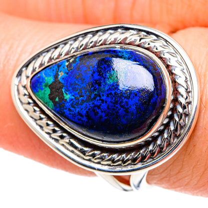 Azurite Rings handcrafted by Ana Silver Co - RING94921