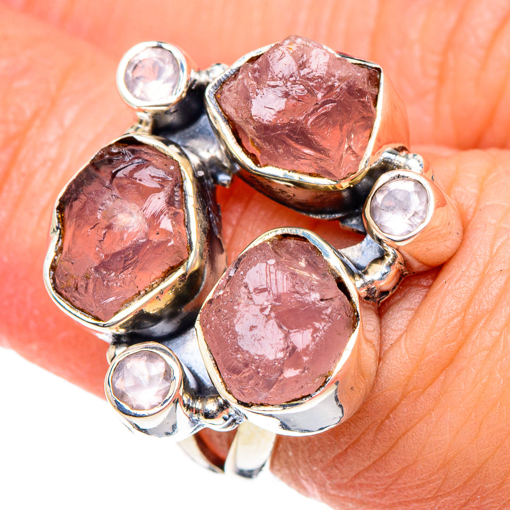 Rose Quartz Rings handcrafted by Ana Silver Co - RING94929