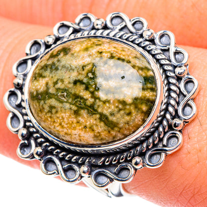 Ocean Jasper Rings handcrafted by Ana Silver Co - RING94949