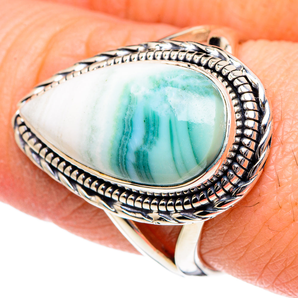 Ocean Jasper Rings handcrafted by Ana Silver Co - RING95002