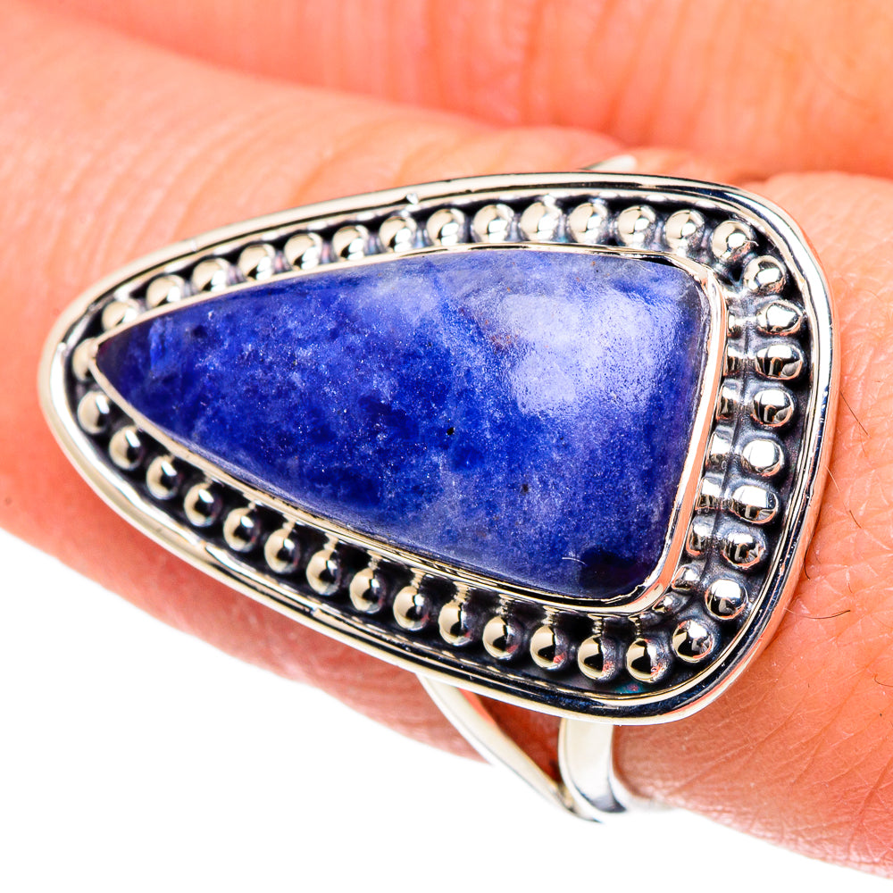 Sodalite Rings handcrafted by Ana Silver Co - RING95009