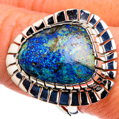 Azurite Rings handcrafted by Ana Silver Co - RING95021