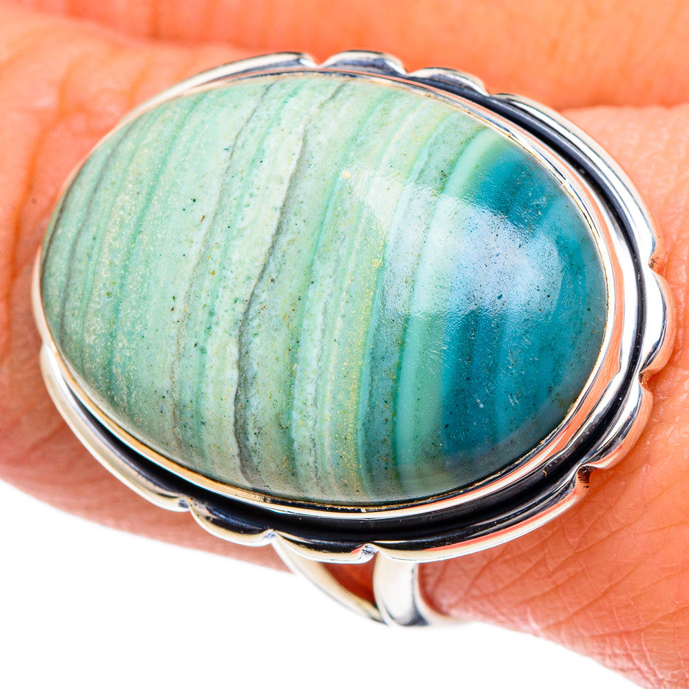 Ocean Jasper Rings handcrafted by Ana Silver Co - RING95035