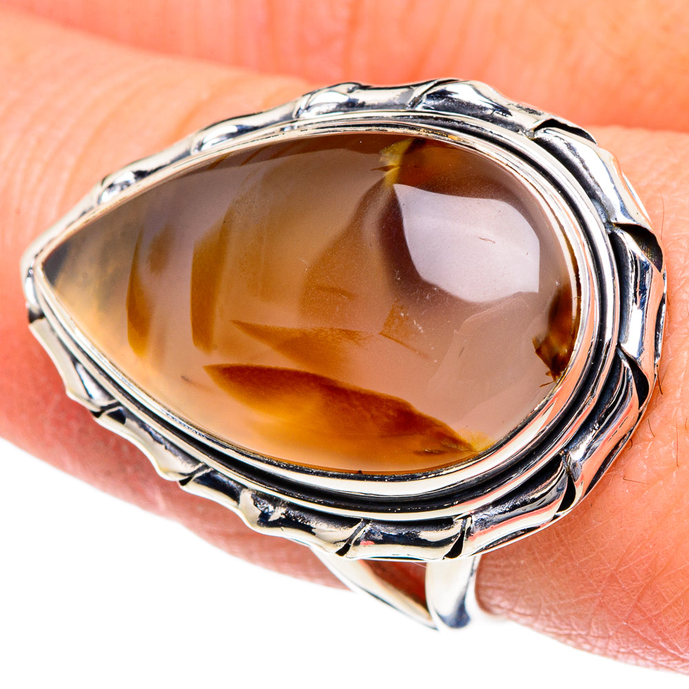 Montana Agate Rings handcrafted by Ana Silver Co - RING95046