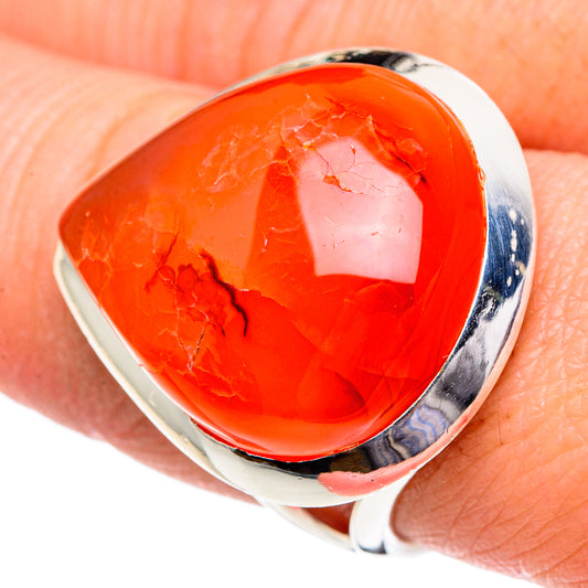 Carnelian Rings handcrafted by Ana Silver Co - RING95050