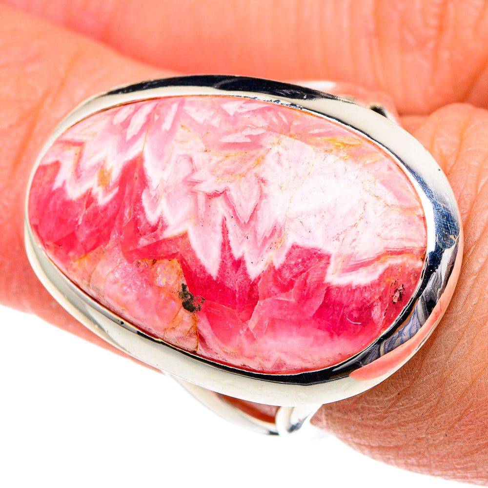 Rhodochrosite Rings handcrafted by Ana Silver Co - RING95055