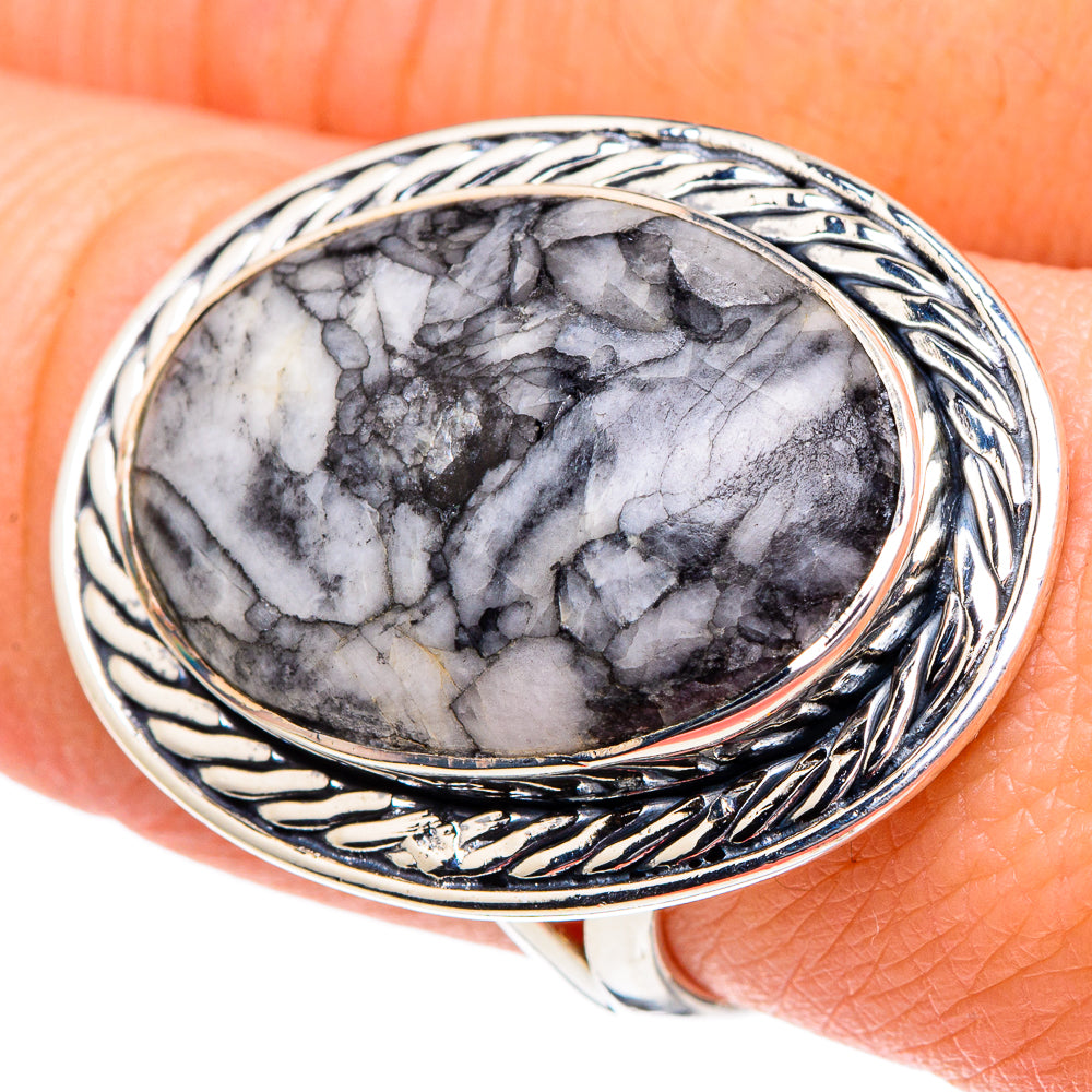 Pinolith Jasper Rings handcrafted by Ana Silver Co - RING95067