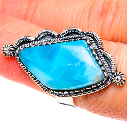 Larimar Rings handcrafted by Ana Silver Co - RING95070