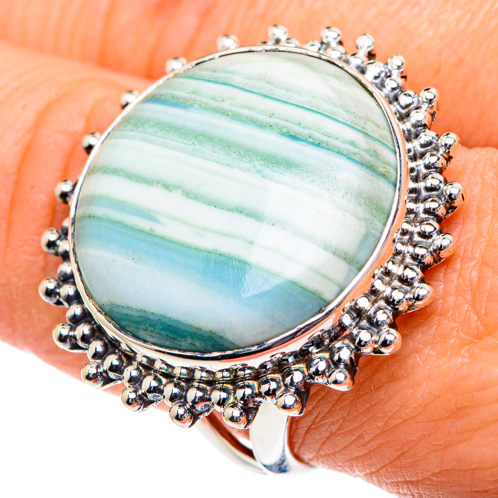 Ocean Jasper Rings handcrafted by Ana Silver Co - RING95085