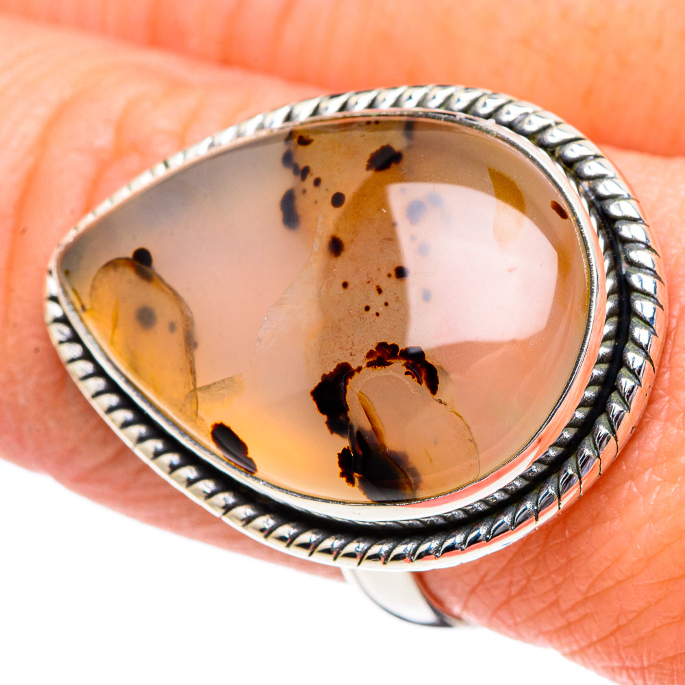 Montana Agate Rings handcrafted by Ana Silver Co - RING95109
