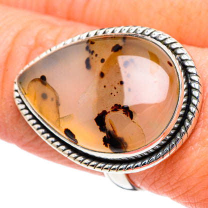 Montana Agate Rings handcrafted by Ana Silver Co - RING95109