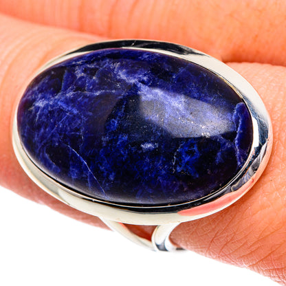 Sodalite Rings handcrafted by Ana Silver Co - RING95123