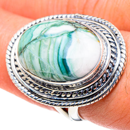 Ocean Jasper Rings handcrafted by Ana Silver Co - RING95133