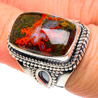 Morocco Agate Rings handcrafted by Ana Silver Co - RING95137