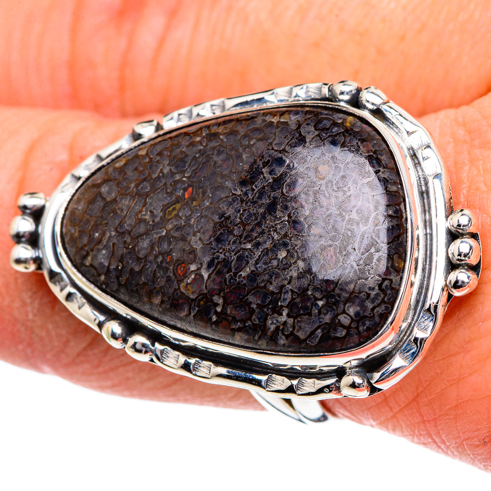Dinosaur Bone Rings handcrafted by Ana Silver Co - RING95139