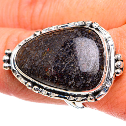 Dinosaur Bone Rings handcrafted by Ana Silver Co - RING95139
