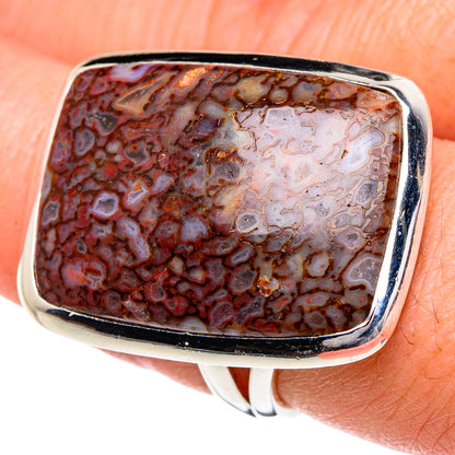 Dinosaur Bone Rings handcrafted by Ana Silver Co - RING95140