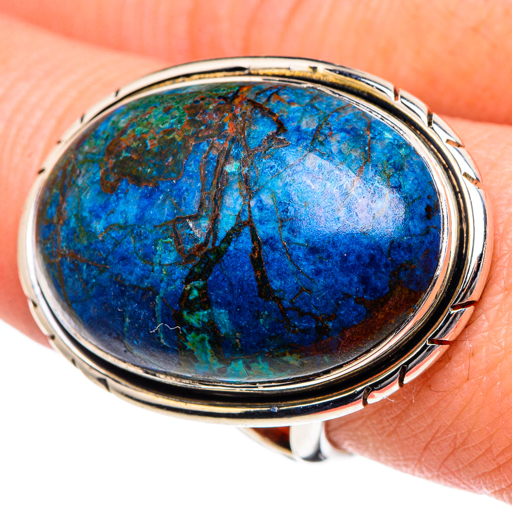 Shattuckite Rings handcrafted by Ana Silver Co - RING95167