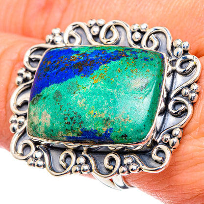 Azurite Rings handcrafted by Ana Silver Co - RING95183