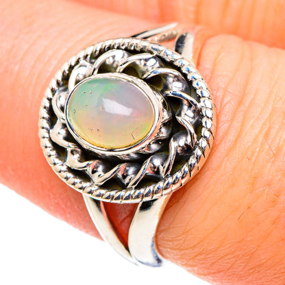 Ethiopian Opal Rings handcrafted by Ana Silver Co - RING95210