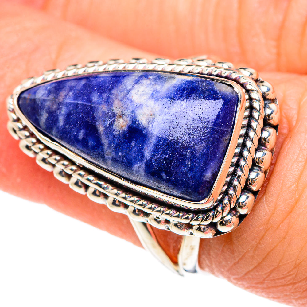 Sodalite Rings handcrafted by Ana Silver Co - RING95239