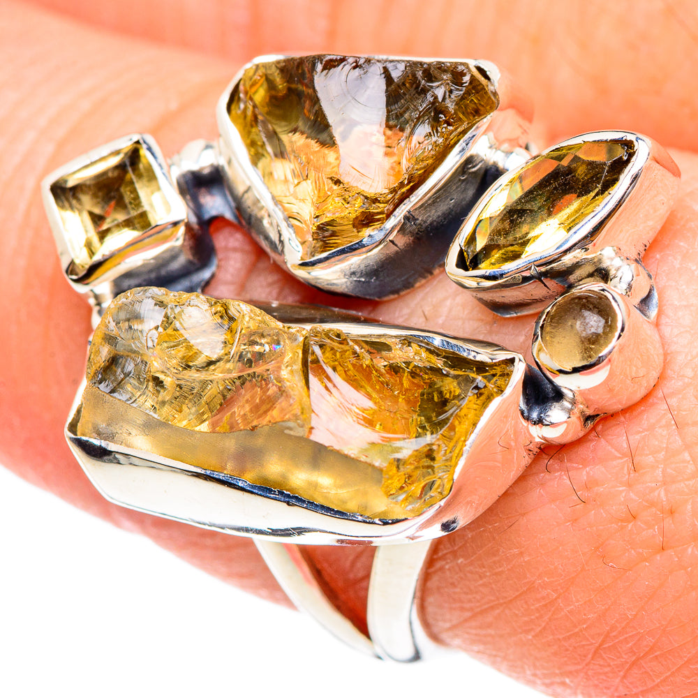 Citrine Rings handcrafted by Ana Silver Co - RING95245