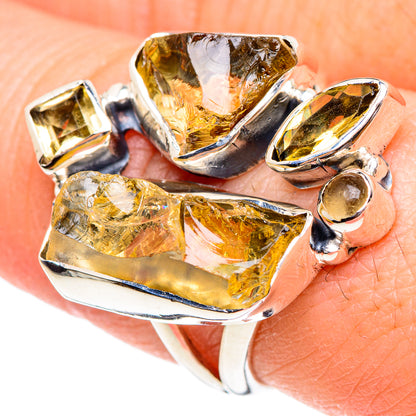 Citrine Rings handcrafted by Ana Silver Co - RING95245