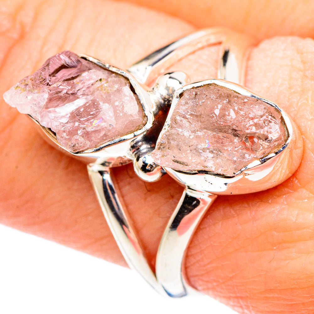 Rose Quartz Rings handcrafted by Ana Silver Co - RING95248