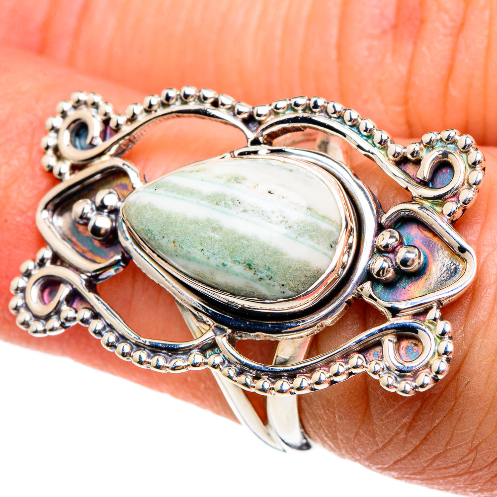 Ocean Jasper Rings handcrafted by Ana Silver Co - RING95258