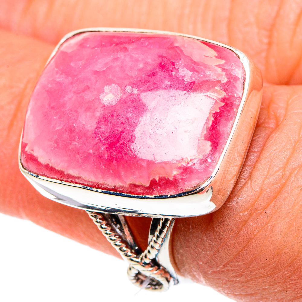 Rhodochrosite Rings handcrafted by Ana Silver Co - RING95263