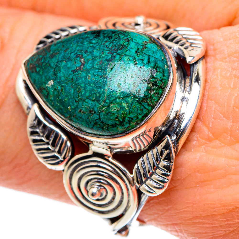 Tibetan Turquoise Rings handcrafted by Ana Silver Co - RING95277