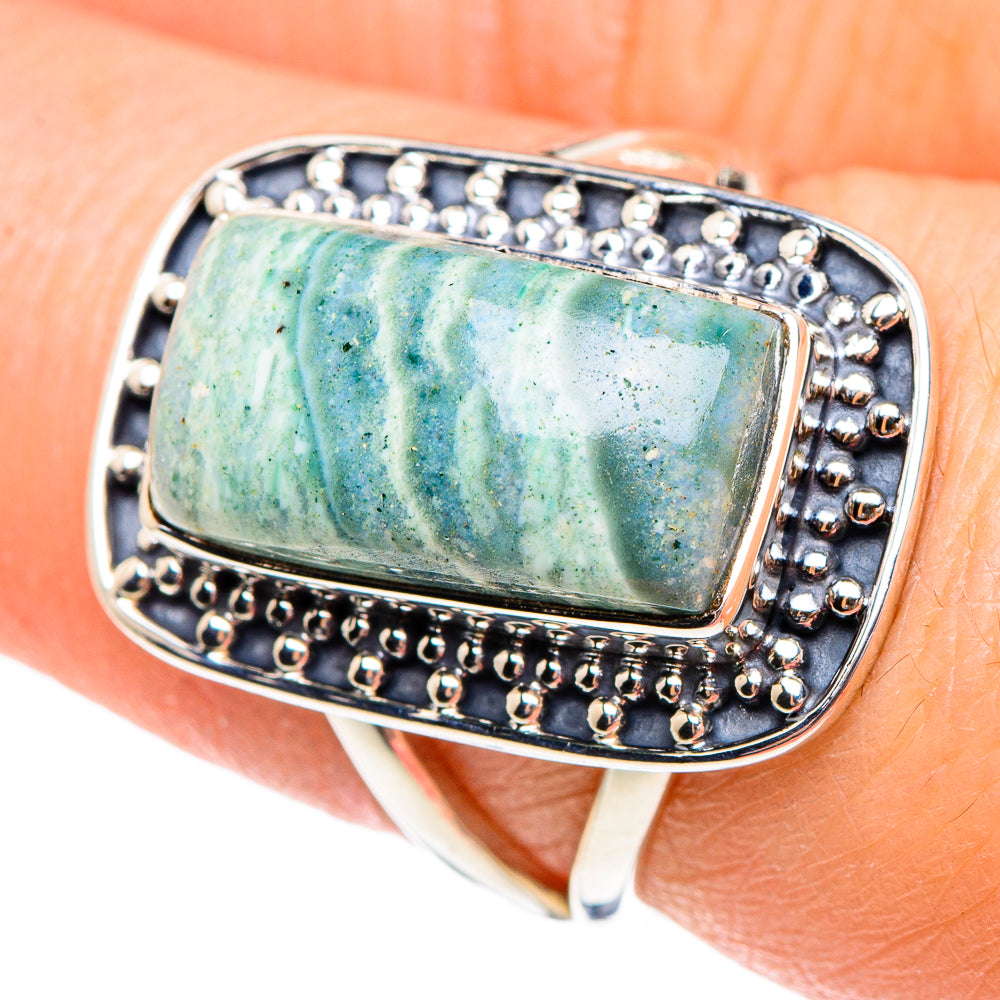 Ocean Jasper Rings handcrafted by Ana Silver Co - RING95278