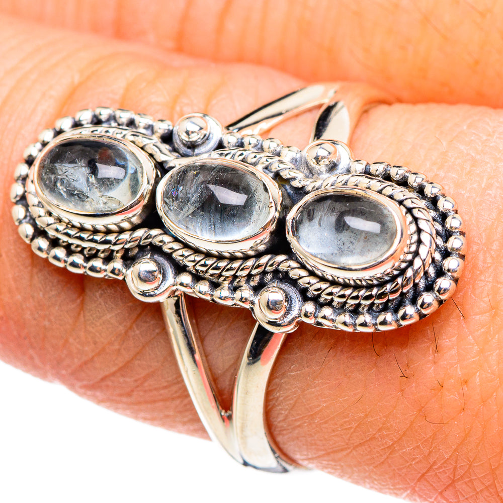 Aquamarine Rings handcrafted by Ana Silver Co - RING95290