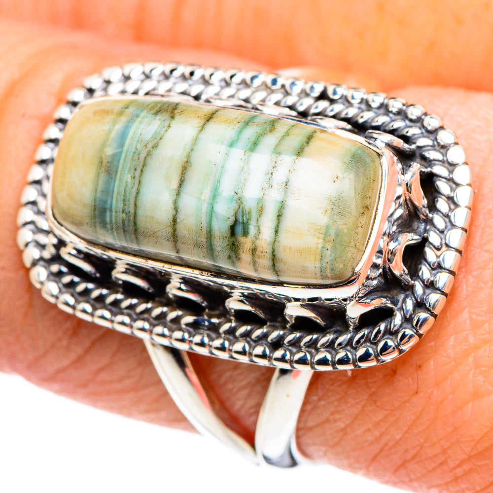 Ocean Jasper Rings handcrafted by Ana Silver Co - RING95294