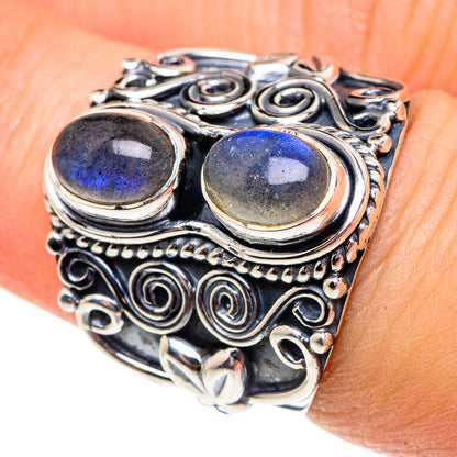 Labradorite Rings handcrafted by Ana Silver Co - RING95304