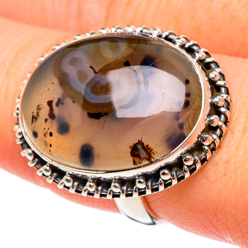 Montana Agate Rings handcrafted by Ana Silver Co - RING95335