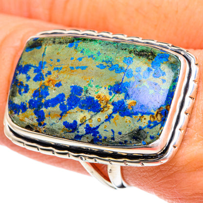 Azurite Rings handcrafted by Ana Silver Co - RING95339