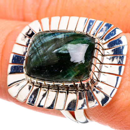 Seraphinite Rings handcrafted by Ana Silver Co - RING95360