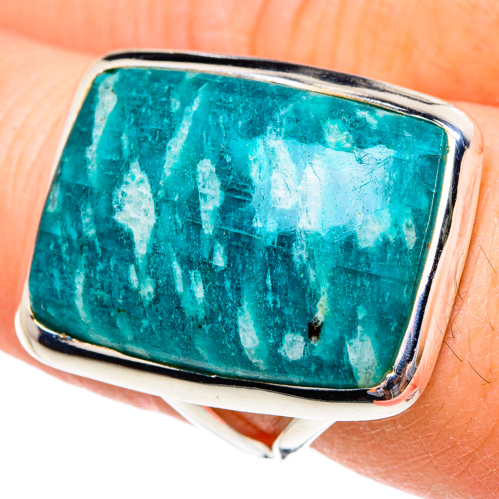 Amazonite Rings handcrafted by Ana Silver Co - RING95362